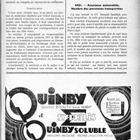 2438 - Page XLIX-2393 - Correspondance. Exercice de la médecine par correspondance / Assurance automobile. Nombre des personnes transportées
