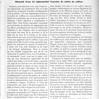 2460 - Page 2415 - Propos du jour. Nécessité d’une loi réglementant l’exercice du métier de coiffeur [J. Noir]