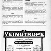 2506 - Page LVII-2461 - Correspondance. Fiscalité. La patente n’est pas due sur le garage où se trouve remisée une voiture ne servant pas à l’exercice de la profession / La patente n’est pas due par un médecin qui se borne à faire des remplacements