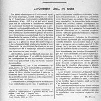 2521 - Page 2476 - Propos du jour. Hygiène scolaire. Les Écoles modèles de la banlieue Parisienne ; Le groupe scolaire de Villejuif [J. Noir] / L'avortement légal en Russie [Ph. Dally]