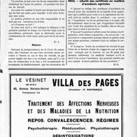 2558 - Page XLIX-2513 - Correspondance. Accidents du travail. Une rixe survenue du temps et sur le lieu du travail constitue un accident du travail / Libellé des certificats en matière d’accidents agricoles