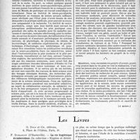 2597 - Page 2554 - Partie scientifique. L’actualité scientifique. Les Congrès. XXXVIIe Congrès des médecins aliénistes et neurologistes de France et des pays de langue française, Rabat, 7 avril1933 / Les Livres. La vie hygiénique du tuberculeux, par F. Dumarest, G. Doin et Cie, éditeurs, Paris, 6e