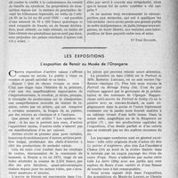 2604 - Page 2561 - Partie professionnelle, Hygiène, Assistance, Mutualité, Intérêts corporatifs, Variétés. Travaux originaux. Assurances sociales. Signature chaque quinzaine de la feuille de maladie sans voir le malade alité chez lui [Dr Paul Boudin] / Les expositions. L’exposition de Renoir au Musée de l’Orangerie [Dr M. Vimont]