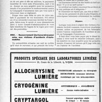 2615 - Page 2572-LII - Correspondance. Honoraires de droit commun. Recouvrement des honoraires en cas d’assurance individuelle / Recouvrement des honoraires pour soins aux victimes d’accidents d’automobiles