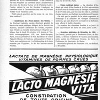 2625 - Page 2584-VIII - Dernières nouvelles. Dans le XIIIe arrondissement de Paris / Conférences des «Voies latines» de l’Umfia / Union médicale latine / Journaux médicales de Bruxelles de 1934