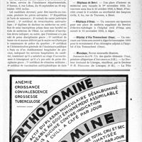 2626 - Page IX-2585 - Dernières nouvelles. Asiles publics d’aliénés de la Seine / Hôpitaux de Brest / Hôpitaux d’Oran / Hôpital d’Aïn Temouchent (Oran) / Aesculape