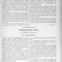2646 - Page 2605 - Partie scientifique. Travaux originaux. La réserve alcaline, salut du diabétique. Comment concevoir un traitement du diabète, qui soit accessible à tous les médecins praticiens, d’après le Professeur P. Mauriac / Thérapeutique des abcès, par Dupuy de Fronelle. XI. — Abcès lombaires
