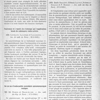 2650 - Page 2609 - Partie scientifique. L'actualité scientifique. Les Sociétés Savantes. Paris. La colibacillose, facteur d'hypercholestérolémie, (Soc. de méd. de Paris ; 10-3-1933) / Traitement de l’ulcère de l’estomac par l’application locale de substances radio-actives, (Soc. de méd. de Paris ; 25-3-1933) / Sur un cas d’endocardite secondaire pneumococcique maligne, (Soc. méd. des hôp. de Paris ; 17-3-1933) / A propos d’un cas d’emphysème sous-cutané généralisé au cours d’une pneumonie franche aiguë chez un emphysémateux, (Soc. méd. des hôp. de Paris ; 27-3-1933)
