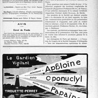 2684 - Page VII-2643 - Renseignements / Dernières nouvelles. XVe Réunion annuelle de la Société française d’Orthopédie