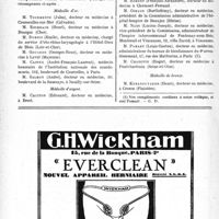 2687 - Page 2646-X - A travers l’officiel. Vacance de chaire / Médaille d’honneur de l’Assistance publique