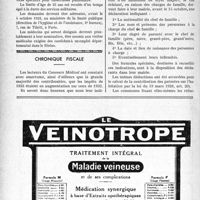 2689 - Page 2648-XII - A travers l’officiel. Avis de concours pour un poste de médecin adjoint de sanatorium public / Chronique fiscale