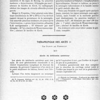 2695 - Page 2654 - Partie scientifique. Travaux originaux. Les feuillets du pédiatre. Feuillet CXXIII. — Le pseudo-drame méningé (avec P. L), par G. Blechmann / Thérapeutique des abcès, par Dupuy de Frenelle. Abcès du médiastin antérieur