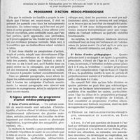 2696 - Page 2655 - Partie scientifique. Travaux originaux. Que faire pour les enfants sourds-muets ?. Rôle du médecin de famille, par le Docteur G. de Parrel. Programme d’action médico-pédagogique