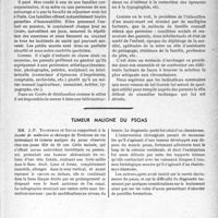 2700 - Page 2659 - Partie scientifique. Travaux originaux. Que faire pour les enfants sourds-muets ?. Rôle du médecin de famille, par le Docteur G. de Parrel. Programme d’action médico-pédagogique / Tumeur maligne du psoas