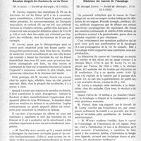 2705 - Page 2664 - Partie scientifique. L’actualité scientifique. Les Sociétés Savantes. Paris. Résultats éloignés des fractures du col du fémur, (Société de chirurgie ; 31-5-1933) / Dilatation des cancers de l’oesophage, (Société de chirurgie ; 17 et 31-5-1933)