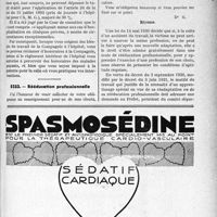 2730 - Page XLIX-2689 - Correspondance. Accidents du travail. Employés du chemin de fer soignés à l’hôpital. Honoraires / Rééducation professionnelle