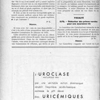 2737 - Page 2696-LVI - Correspondance. Questions médico-militaires. Mise en « non-disponibilité » / Fiscalité. Déduction des primes versées pour une assurance-vie