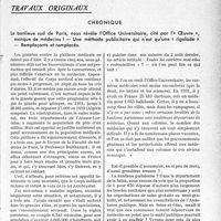 2772 - Page 2731 - Partie professionnelle, Hygiène, Assistance, Mutualité, Intérêts corporatifs, Variétés. Travaux originaux. Chronique. La banlieue sud de Paris, nous révèle l'Office Universitaire, cité par l'« Oeuvre », manque de médecins ! — Une méthode publicitaire qui n’est qu’une « rigolade » — Remplaçants et remplacés. [G. Duchesne]