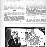2791 - Page 2750-L - Correspondance. Fiscalité. Amortissement d’une voiture de remplacement / Pourvoi contre un arrêté du Conseil de Préfecture / Baux et locations. Loi du 29 juin 1929. Le droit de reprise ne peut s’exercer sur un local professionnel