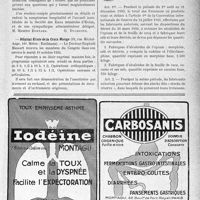2802 - Page IX-2761 - Dernières nouvelles. Congrès des médecins amis du vin / Le Congrès de l’Insuffisance rénale / Hôpital-École de la Croix-Rouge / A travers l’officiel. Arrêté du ministre de l'Agriculture en date du 15 septembre 1933, concernant la limitation de la fabrication et de la distribution des produits stupéfiants