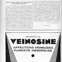 2805 - Page 2764-XII - A travers l’officiel. Réponses des ministres aux questions des parlementaires. L’Administration ne peut se dispenser d’appliquer la Jurisprudence du Conseil d’État en ce qui concerne le calcul de la patente dans les localités où la loi du 29 juin 1929 reste en vigueur / Assurances sociales. Recours de la Caisse contre le tiers responsable d’un accident
