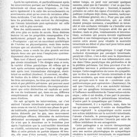 2817 - Page 2776 - Partie scientifique. Travaux originaux. Introduction a la vie de médecin de campagne, huitième lettre. Le traitement de l’atonie intestinale poste-opératoire par la prostigmine, par MM. J. -P. Tourneux et Gourdou