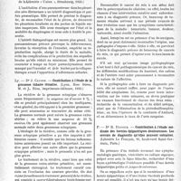 2829 - Page 2788 - Partie scientifique. L’Actualité Scientifique. Les Thèses. Contribution à l’étude du traitement des pleurésies séro-fibrineuses par les pneumoséreuses précoces et répétées, par Dr E. Kunégel (Imprimerie de la Librairie « Union », Strasbourg, 1933) / Contribution à l’étude de la grossesse tubaire itérative, par Dr J. Causse (Lyon, Bosc frères, M. et L. Riou, imprimeurs-éditeurs, 1933) / La pyélographie dans le cancer du rein, Dr H. Moesser (Les Éditions Universitaires de Strasbourg, Strasbourg, 1933) / Contribution à l’étude médicale des hernies épigastriques douloureuses. Les erreurs de diagnostic qu’elles peuvent entraîner, par Dr R. Dufour (Librairie Le François, Paris)