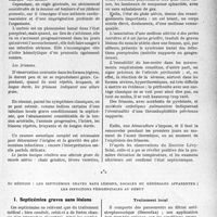 2890 - Page 2849 - Partie scientifique. Travaux originaux. La clinique obstétricale au goût du jour. Quelques directives pour le traitement de l’infection puerpérale. A quel moment sonne l'heure du chirurgien, d’après les travaux du Docteur Courbin et ceux du Docteur Ed. Lévy-Solal. La valeur des différents éléments pour juger du stade évolutif dans l’infection puerpérale / Au médecin : les septicémies graves sans lésions, locales ou générales apparentes ; les infections péri génitale s au début