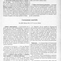 2894 - Page 2853 - Partie scientifique. Travaux originaux. La clinique obstétricale au goût du jour. Les acrocyanoses. Physiologie pathologique des acro-asphyxies, par MM. Maurice Villaret, L. Justin-Besançon et René Cachera / L’acrocyanose essentielle, par MM. Etienne Mayet F. Layani