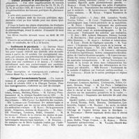 2918 - Page 2877 - Partie professionnelle, Hygiène, Assistance, Mutualité, Intérêts corporatifs, Variétés. Faculté de médecine de Paris. Enseignement et actes de la Faculté