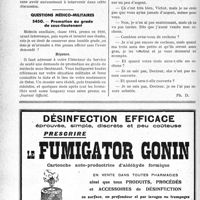 2931 - Page 2890-LXVI - Correspondance. Honoraires de droit commun. Recouvrement d’assurance pour soins donnés à la victime d’un accident d’auto / Questions médico-militaires. Promotion au grade de sous-lieutenant / Variété. Veaux, vaches etc…
