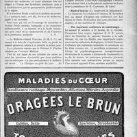 2936 - Page VII-2895 - Dernières nouvelles. Nécrologie [Docteur Priolo] / Congrès français d’oto-rhino-laryngologie / Musée d’hygiène / Une importante conférence de radiobiologie