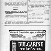 2981 - Page 2940-XLVIII - Correspondance. Questions médico-militaires. L’État n’est pas responsable d’un accident dont un militaire peut être victime en dehors du service / Fiscalité. Calcul des abattements en cas de cumul d’un traitement avec des bénéfices non commerciaux