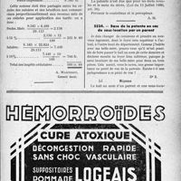 2982 - Page XLIX-2941 - Correspondance. Fiscalité. Calcul des abattements en cas de cumul d’un traitement avec des bénéfices non commerciaux / La patente cesse d’être due à partir du mois qui suit le décès du patenté / Base de la patente en cas de sous-location par un parent