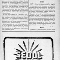 2990 - Page LVII-2949 - Correspondance. Accidents. Recouvrement d’honoraires pour soins donnés à un blessé sur la demande d’un tiers / Divers. Honoraires de médecine légale