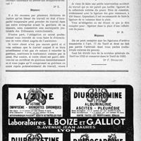 3048 - Page LV-3007 - Correspondance. Accidents du travail. Accidenté du travail travaillant dans une autre entreprise / Application du tarif des accidents du travail. Ligature d’artère