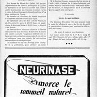 3058 - Page IX-3017 - A travers l’officiel. Hygiène publique / Asiles publics d’aliénés / Service de santé militaire