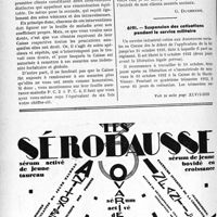 3063 - Page 3022-XIV - Correspondance. Assurances sociales. Tarification de soins donnés à des assurés sociaux / Suspension des cotisations pendant le service militaire