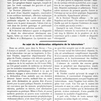 3065 - Page 3024 - Propos du Jour. L’énigme pathologique de Sainte-Hélène. Napoléon est-il mort d’un cancer ? [J. Noir] / Au sujet de la déclaration obligatoire de la tuberculose [J. Noir]