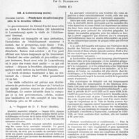 3134 - Page 3093 - Partie Scientifique. Travaux Originaux. Europe et médecine. Conférence de Pédiatrie préventive (Luxembourg). Congrès International de Pédiatrie (Londres) — Congrès International de Protection infantile (Paris), par G. Blechmann, (Suite). A Luxembourg (suite)