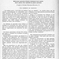 3138 - Page 3097 - Partie Scientifique. Travaux Originaux. La clinique au goût du jour. Pour traiter les brûlures graves, il faut avant tout se préoccuper du choc nerveux immédiat. Médication générale d’abord, traitement local ensuite. Ainsi pourra être amélioré un grave pronostic, d’après le Docteur Mourgue-Molines. Les éléments du pronostic