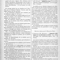 3147 - Page 3106 - Partie Scientifique. L’Actualité Scientifique. Les Livres. Les traitements de la douleur, L'expansion scientifique française, Paris / Hygiène du sourd, par A. Hautant et R. Caussé, Doin et Cie, éditeurs / Diagnostic radiologique de la tuberculose au début, par J. Stephani et M. Marchal, éditions médicales N. Maloine, Paris