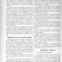 3215 - Page 3174 - Partie Professionnelle, Hygiène, Assistance, Mutualité, Intérêts corporatifs, Variétés. Travaux Originaux. Le mouvement syndicaliste en l’année 1932-33. La charte du Corps médical / Collaboration avec les services publics / Organisation intérieure