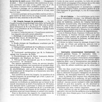 3223 - Page 3182 - Partie Professionnelle, Hygiène, Assistance, Mutualité, Intérêts corporatifs, Variétés. Reportage Professionnel. Nouvelles et Informations. École de perfectionnement des officiers de réserve du Service de santé (année 1933-1934) / IIIe Congrès français de gynécologie / Un cri d’alarme / Association stomatologique internationale