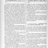 3251 - Page 3210 - Partie Scientifique. Travaux Originaux. Les Thèses. Contribution à l’étude des kystes paranéphrétiques, par Dr M. Marqués, (Éditions du Languedoc Médical) / Contribution à l’étude du traitement opératoire de l’hallux valgus, par Dr Michel Amiard, (Librairie M. Lac, éditeur, Paris) / Contribution à l’étude de la toxicité des arsénobenzènes, par Dr Jenny Buttner, 1933