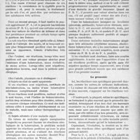 3258 - Page 3217 - Partie Scientifique. Travaux Originaux. Le laboratoire et le praticien. Le clavier sérologique au service de la tuberculose, d'après le Professeur Paul Courmont. L’utilité diagnostique et pronostique des différentes touches. Le diagnostic / Le pronostic