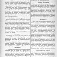 3273 - Page 3232 - Partie Professionnelle, Hygiène, Assistance, Mutualité, Intérêts corporatifs, Variétés. Travaux Originaux. Ligue médicale de défense professionnelle. Sou médical. Rapport du Secrétaire général. Accidents du travail / Assistance médicale gratuite / Arbitrages / Automobile / Contrats et associations / Cession de clientèle / Diffamation / Détournement de clientèle / Déontologie