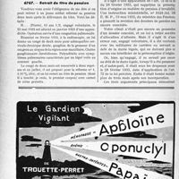 3297 - Page 3256-LXIV - Correspondance. Questions médico-militaires. Maintien dans les cadres. Légion d’honneur / Retrait de titre de pension
