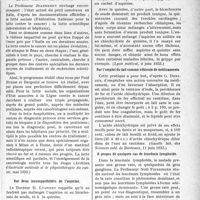 3328 - Page 3287 - Partie Scientifique. L’Actualité Scientifique. La Presse. La lutte contre le cancer en Italie [(Archives; d’électricité médicale et de physiothérapie du cancer, mai 1933)] / Sur deux incompatibilités de l’aspirine [(Lyon médical, 4 juin 1933)] / Sur l’emploi du lait comme véhicule de médicaments [(Gazette heb. des Sciences méd. de Bordeaux, 11 juin 1933)] / A propos de quelques cas de leucémie lymphoïde [(Journal. de médecine et de chirurgie pratiques, 25 juin 1933)]