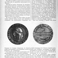 3341 - Page 3300 - Partie Professionnelle, Hygiène, Assistance, Mutualité, Intérêts corporatifs, Variétés. Travaux Originaux. Chronique. Le jubilé médical postehume de G. Clemenceau